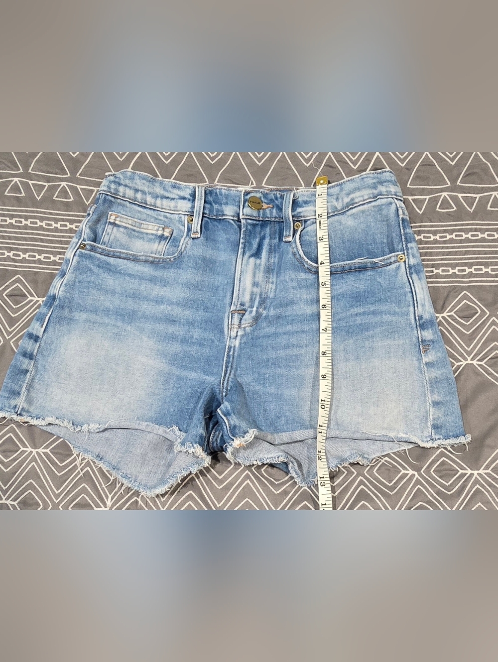 FRAME Denim Le Brigette High Waisted Shorts Size 26 - Picture 3 of 8